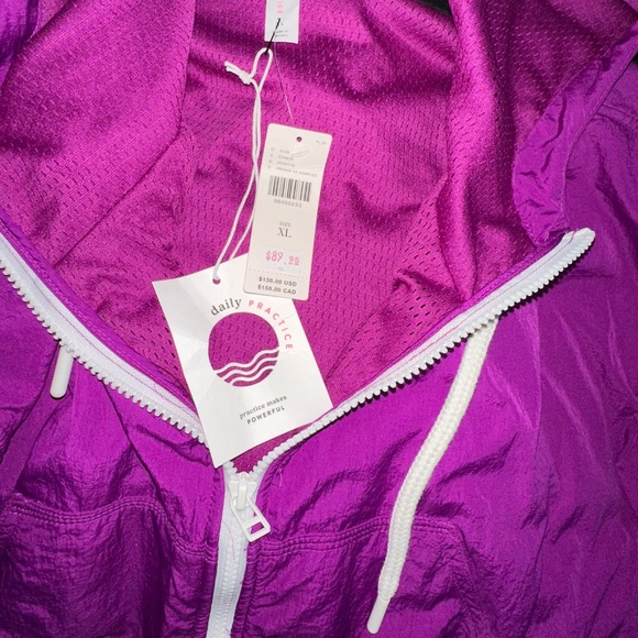 Women's Purple Bomber Jacket - Picture 11 of 12